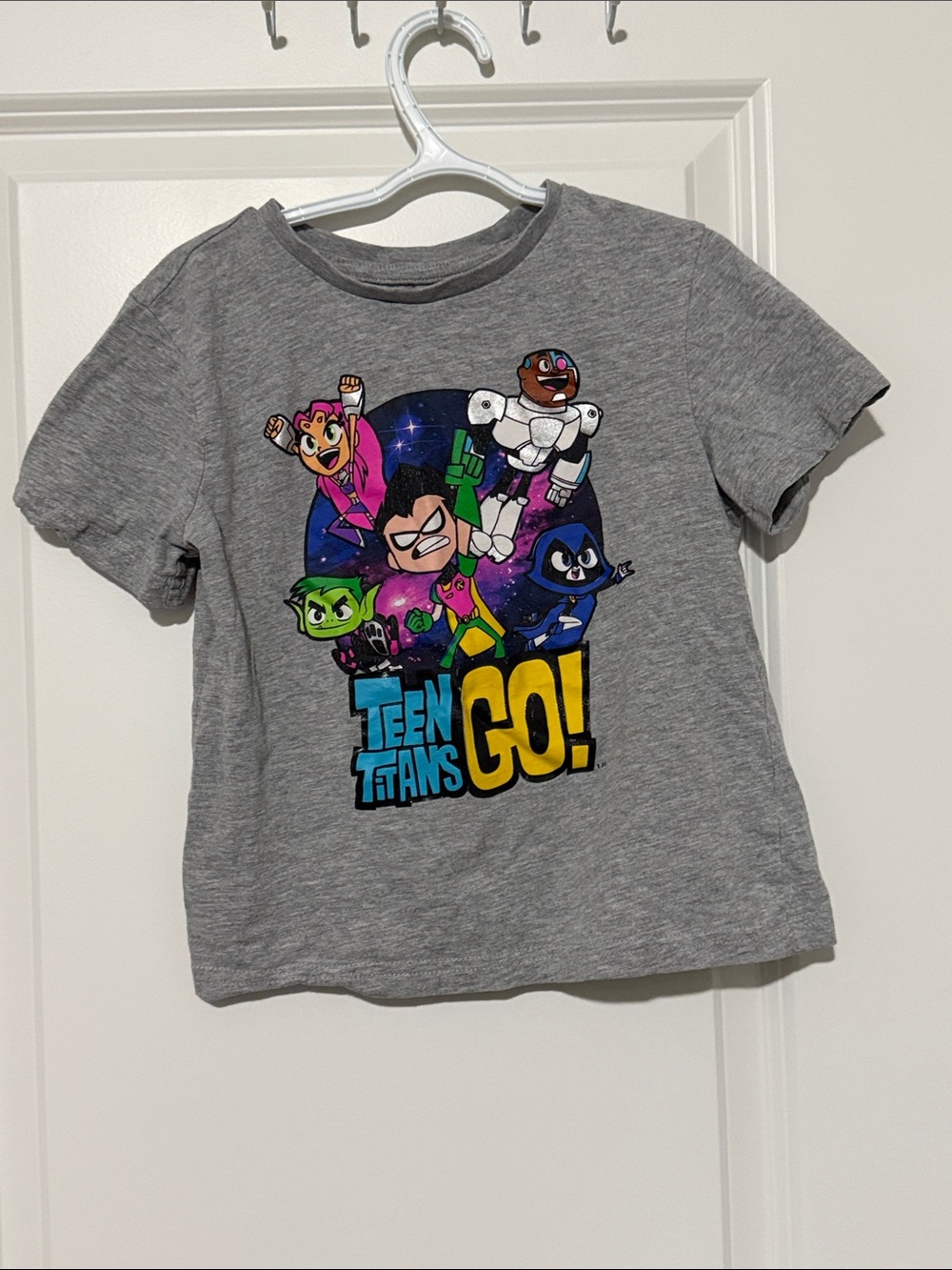 Teen Titans Go! Kids Graphic T‑Shirt - Gray